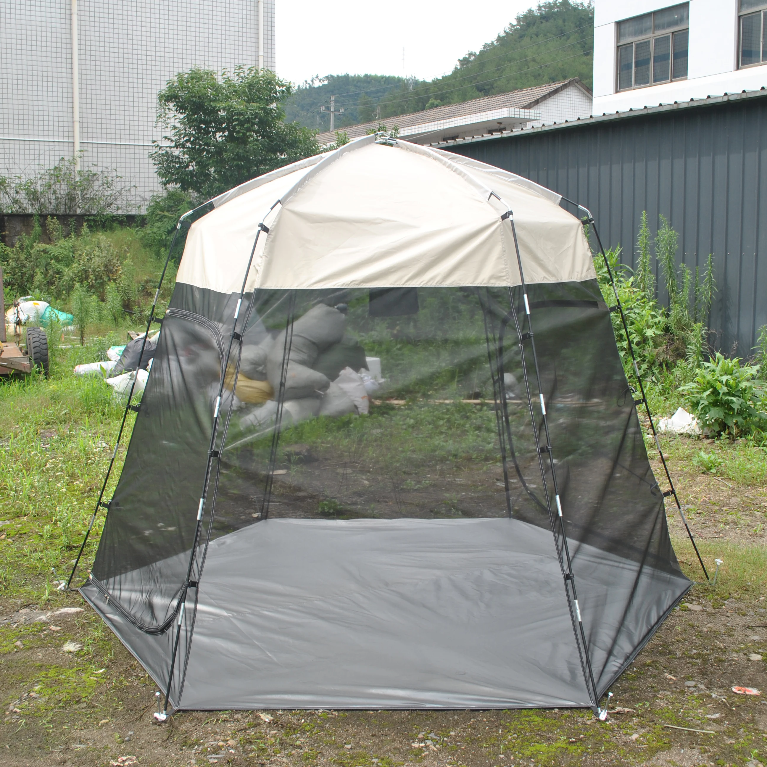 8-местный павильон для дома беседка палатка с экранированным навесом и москитной