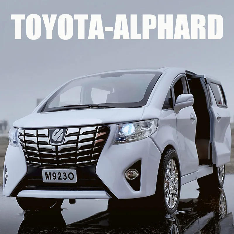

1:24 Toyota Alphard MPV Car Model Alloy Car Die Cast Toy Car Model Pull Back Children Toy Collectibles Free Shipping A159