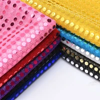 6mm pearl patch fabric stage performance clothing cloth sequin fabric for wedding decoration photo background 90x100cm