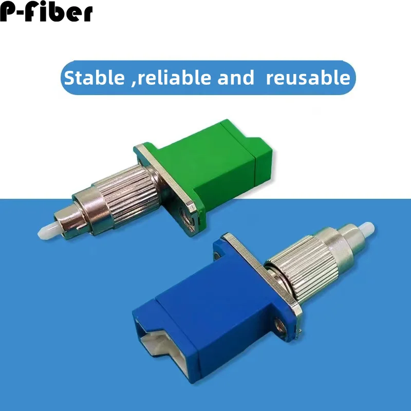 Оптоволоконный адаптер E2000 LSH DIN SMA преобразовательная головка световая ручка