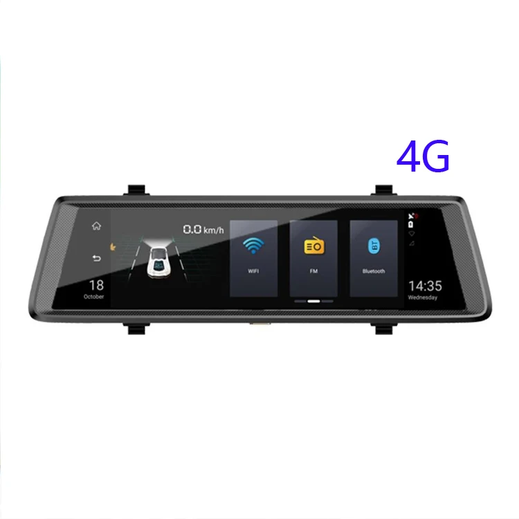

10 inch 1080P HD WiFi Car DVR blu etooth dash camera truck 4g lte