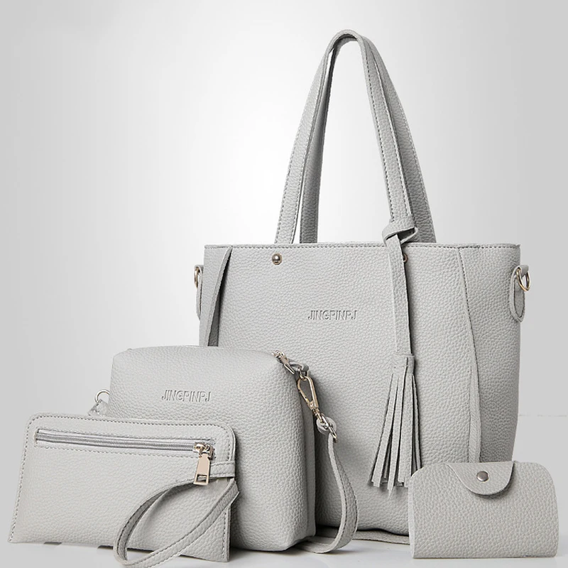 4 шт./комплект женская сумка через плечо