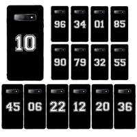 maiyaca custom football lucky number phone case for samsung s10 21 20 9 8 plus lite s20 ultra 7edge