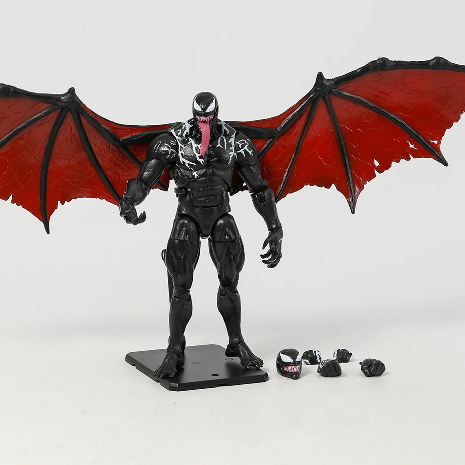 

Marvel Venom with Wing Stand Articulated BJD Figure Model Toys