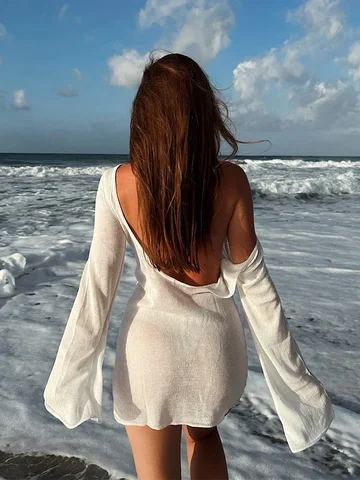 Женское вязаное платье EDOLYNSA