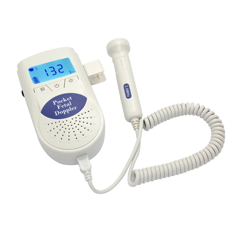 

wireless fetal doppler ultrasonic doppler fetal baby heart detector for homecare medical equipment doppler machine