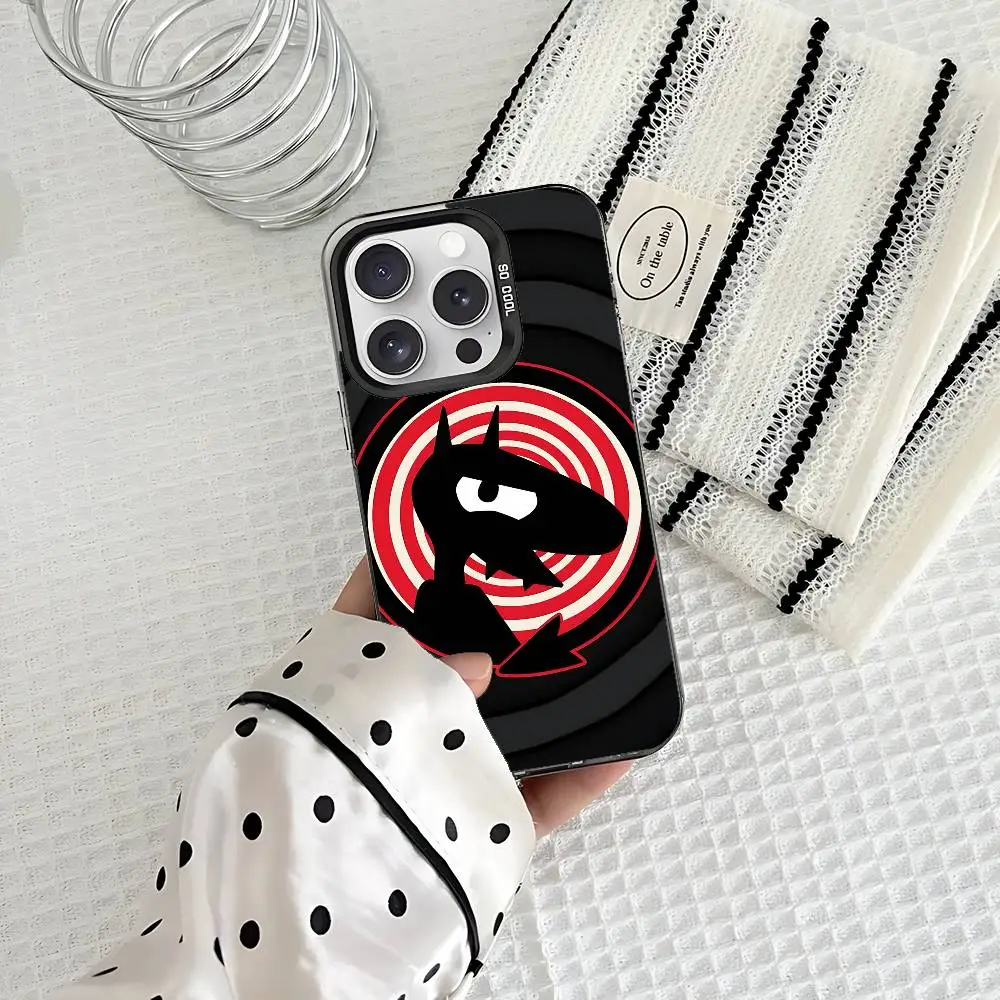 Фото Чехол для телефона D-Disenchantment для iPhone 17 16 15 14 Pro Max с независимыми металлическими кнопками, серебристый корпус IMD. №4