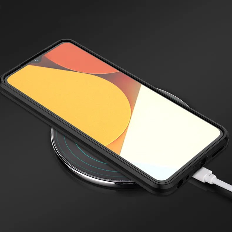 For Vivo Y35 Case For Vivo Y35 4G Cover 6.58 inch Punk armor Shockproof Hard Rubber Bracket Bumper For Vivo Y35 4G Fundas