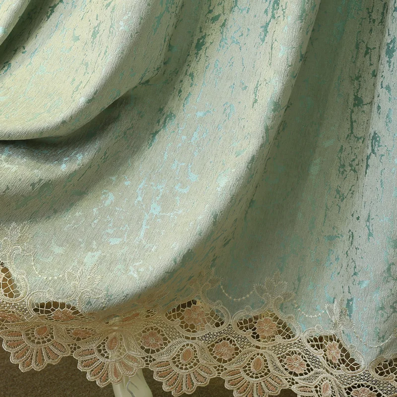 Шторы для гостиной столовой спальни новая пасторальная ткань из синели с