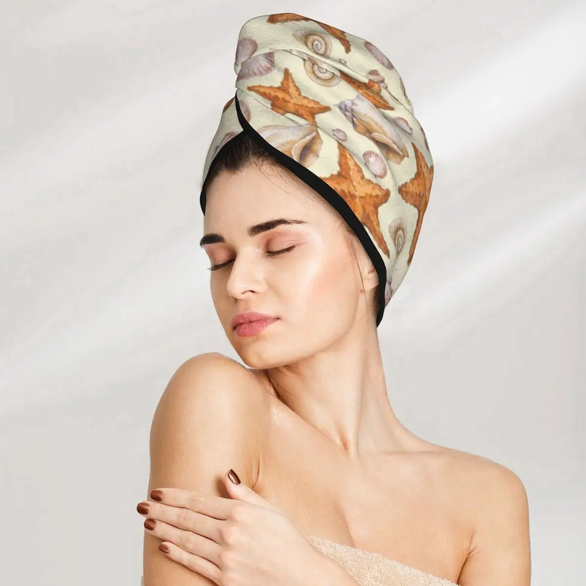 Bath Hat Dry Hair Cap Quick Drying Soft Lady Turban Head