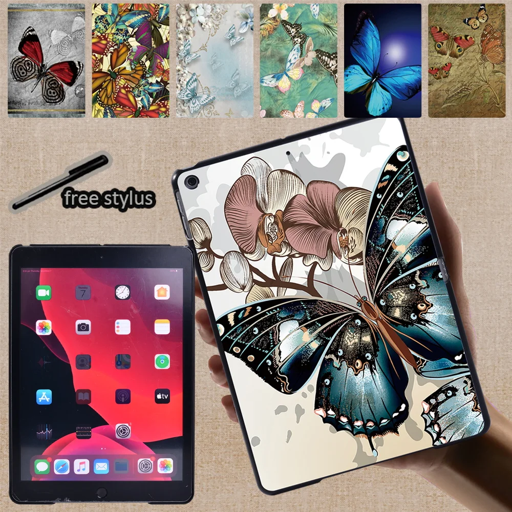 

Для Apple IPad Air 1 2 3 4 5/ Ipad 2 3 4/iPad 5th/6th/7th/8th/9th Gen/Mini 1 2 3 4 5/Pro 11 планшет с принтом бабочки чехол