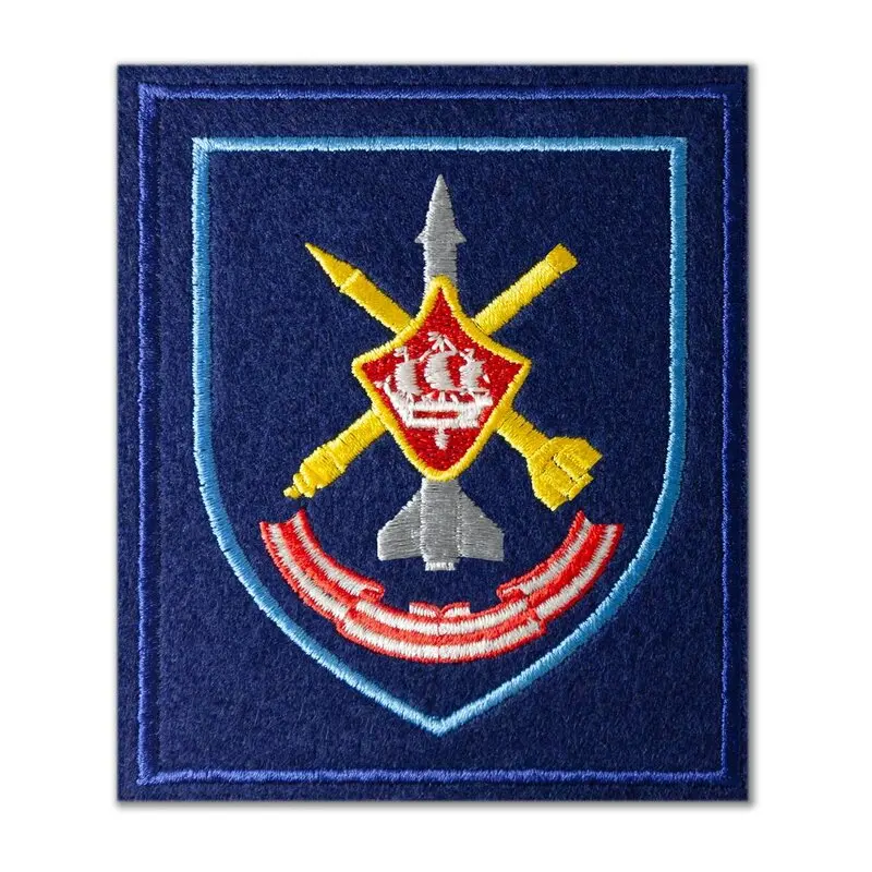 Шеврон ЗРВ ПВО в/ч 03216. С липучкой. Размер: 85x100 мм. по вышивке. - купить выгодной цене