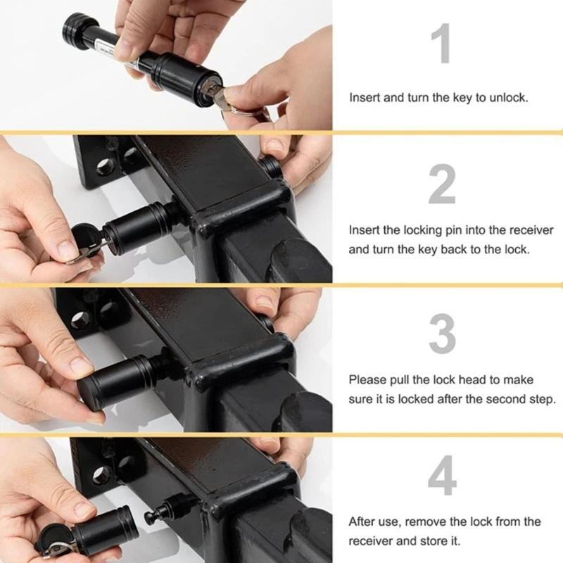 Модернизированный замок для прицепа американского типа блокировка 5/8 дюйма