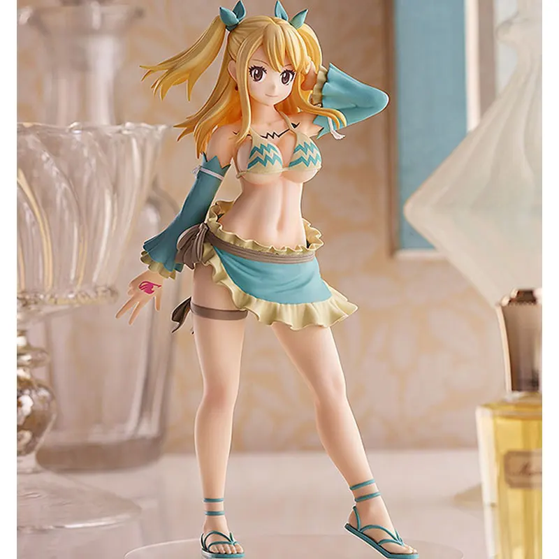 

Vicootor Original Version 17cm Fairy Tail Lucy Taurus Aquarius PVC Action Figure Collection Model Toys For Birthday Gift