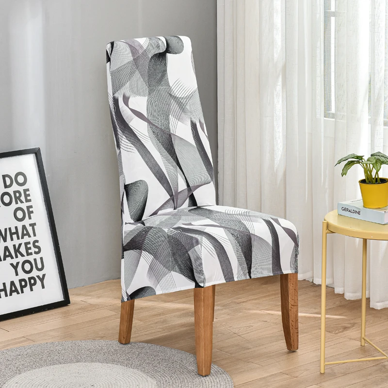 Cover Floral Printed Dust-proof Slipcovers For Dining Room W