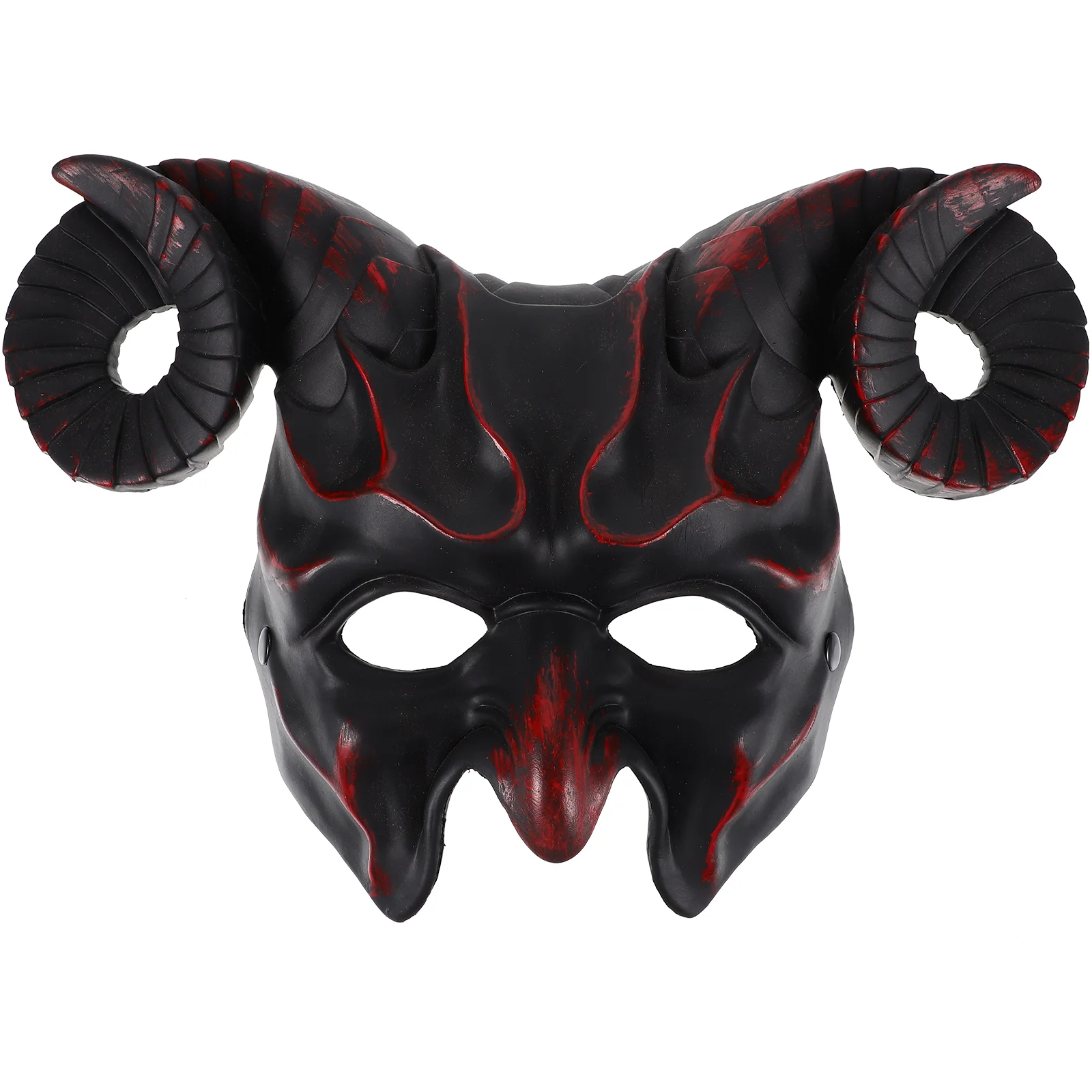 

Halloween Devil Masks Scary Ox Horn Mask Horror Half Face Mask Monster Cosplay Mask Ghost Mask Demon Mask Masquerade Halloween
