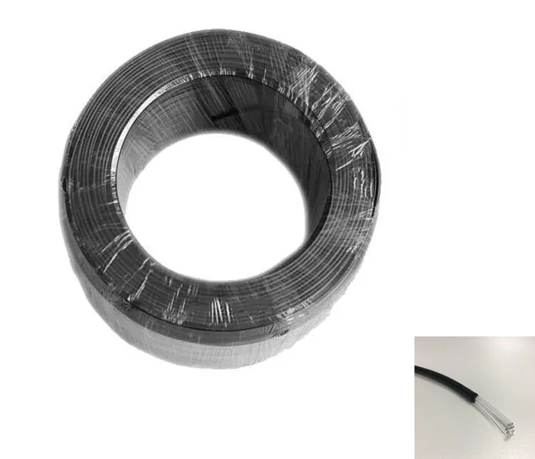 Декоративный черный волоконно-оптический кабель из ПВХ 7 шт. * 0,75 мм в полиэтиленовой оболочке ПММА пластиковая оптическая струна многожильный осветительный прибор «сделай сам»