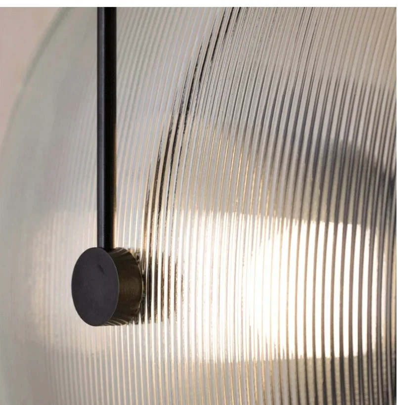 Стеклянная светодиодная настенная лампа для спальни прикроватная современный