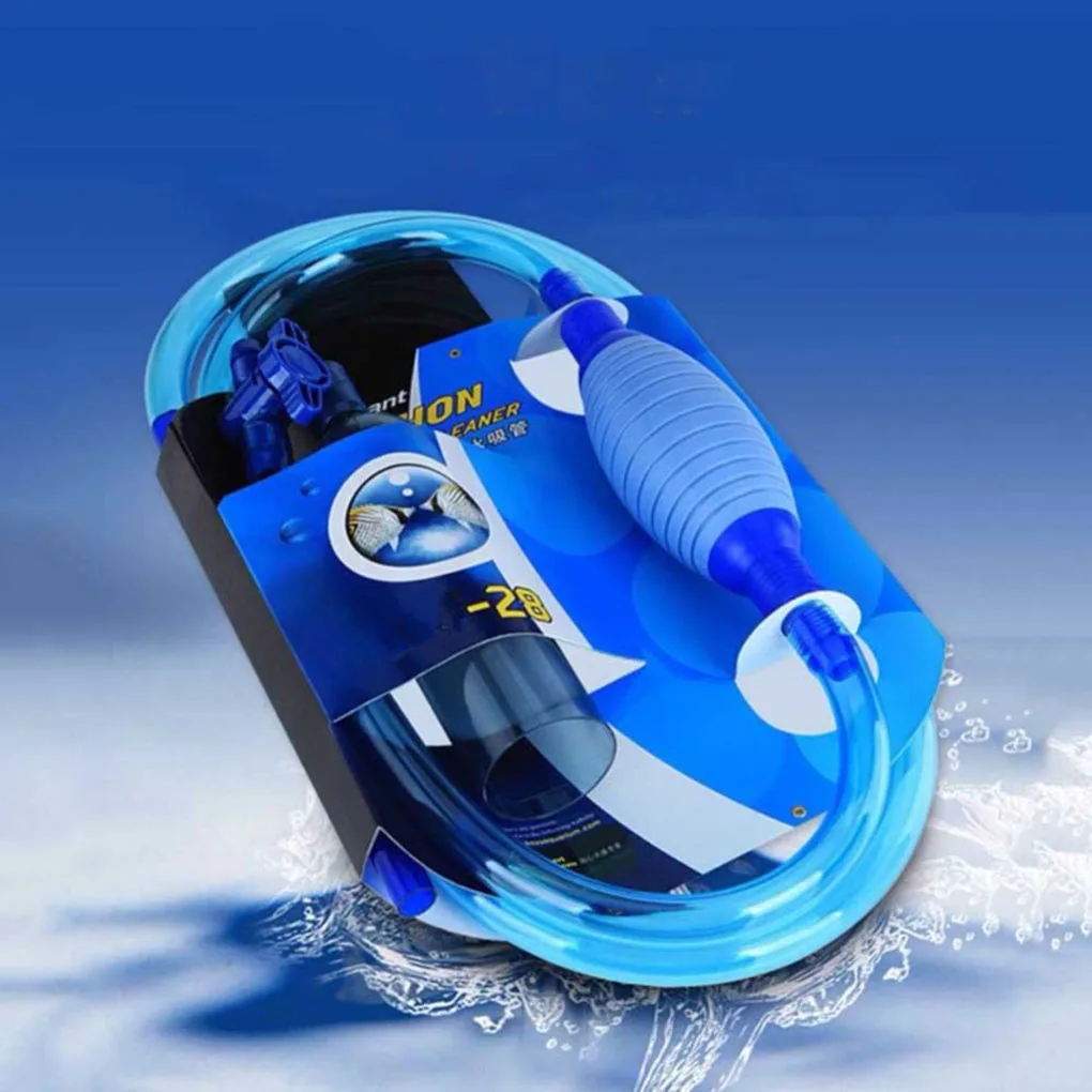 

2020 Newest Aquarium Gravel Cleaner Semi-automatic Filter Fish Tank Gravel Tool Vacuum Pump Water Sand Cleaner Accessories