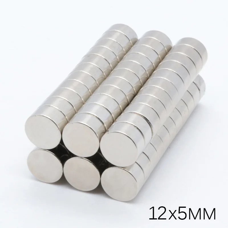 

10pcs 12x5 mm Magnet NdFeB N35 Super Powerful Neodymium Magnets Small Round Magnetic Magnet Imanes Aimant Disc 12*5 mm