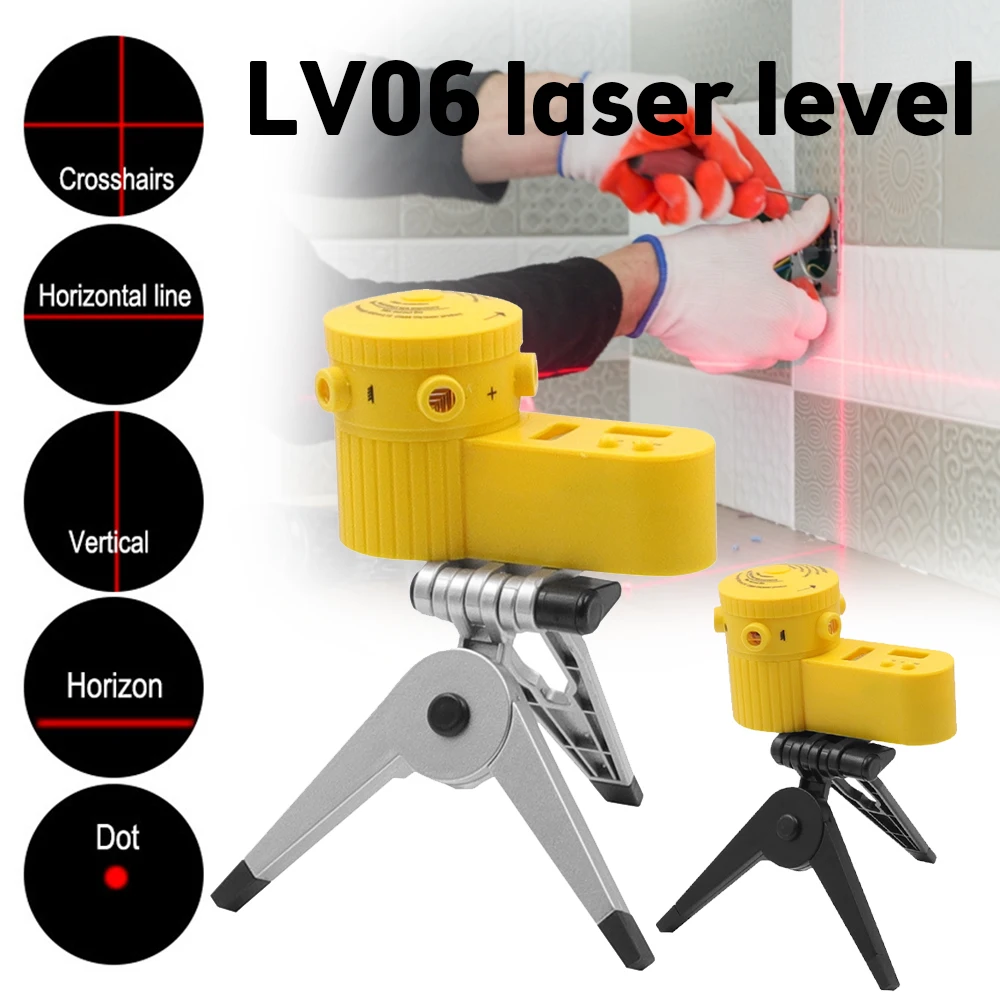 Multifunction Cross Line Laser Level Ertical Horizontal Vertical Line Equipment Measuring with Tripod Laser Trena Level Tools Multifunction Cross Line Laser Level Ertical Horizontal Vertical Line Equipment Measuring with Tripod Laser Trena Level Tools