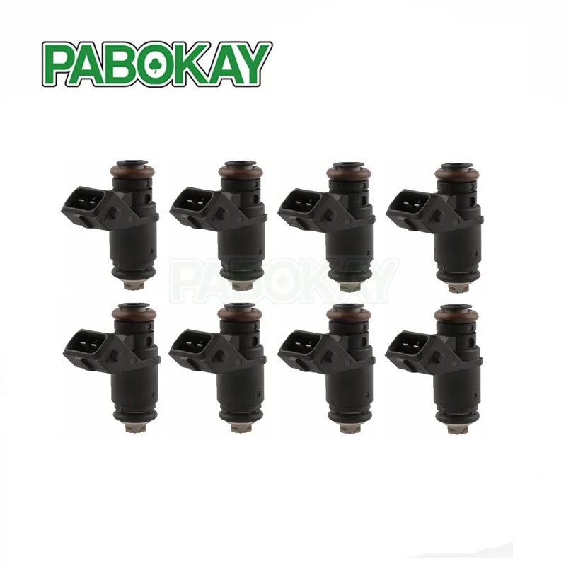 

8 pieces x Short 80LB 875cc Fuel Injectors For Chevrolet Dodge EV1 Replaces FI114700