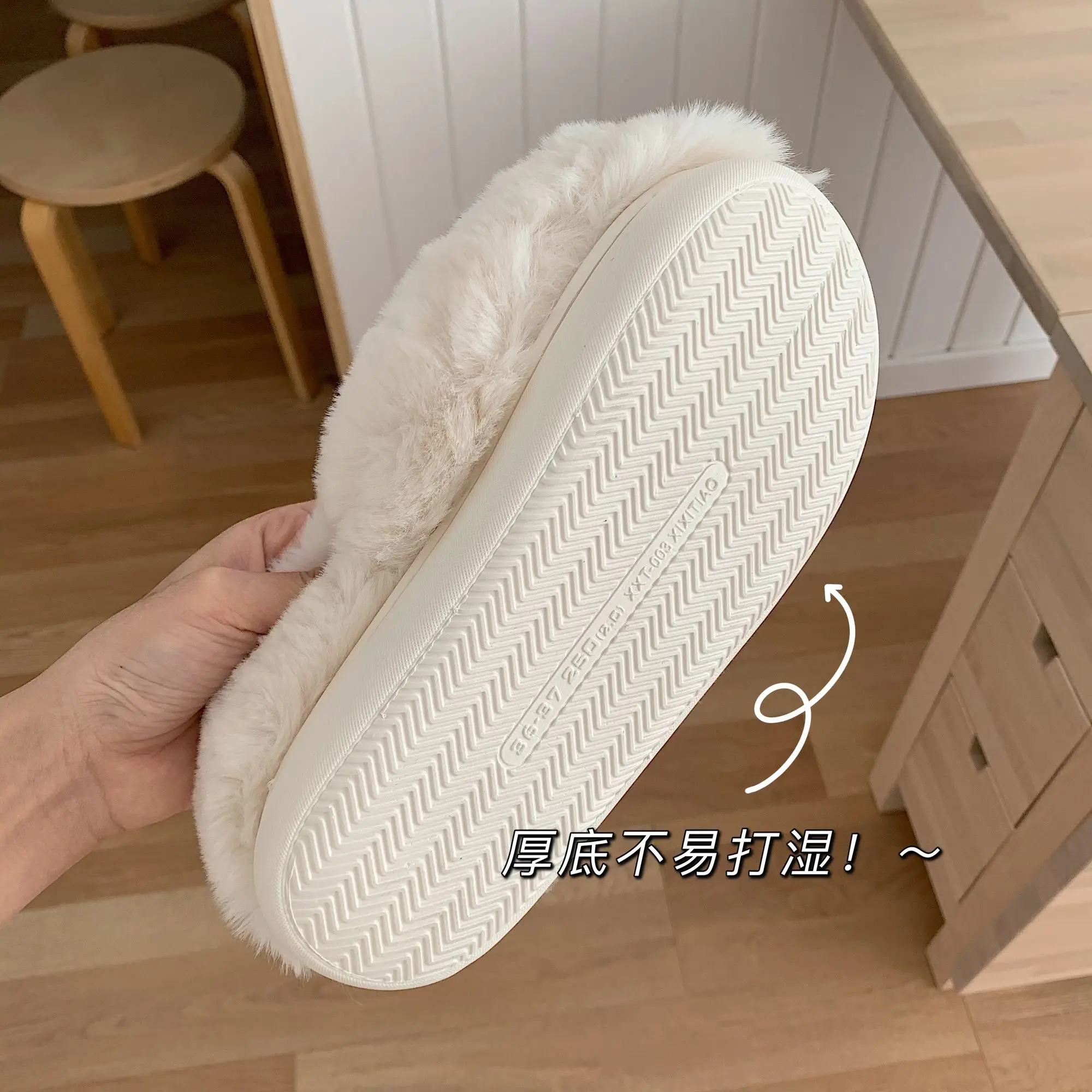 2022 Winter Home Slipper Women Lovely Cat Claw Cotton Slippers Women's Antiskid Thick Bottom Full Cover Heel Warm Plush Shoes