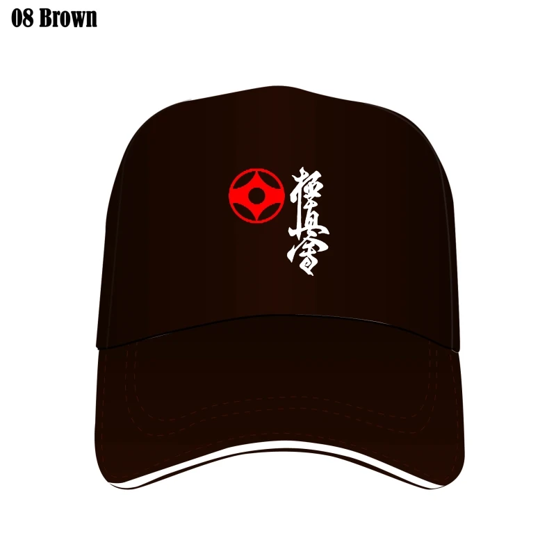 

2022 New Fashion Brand Baseball Cap Karate Kyokushin Japan Martial Arts Logo Mma Men'S Black Bill Hats Sunscreen One Size Cap