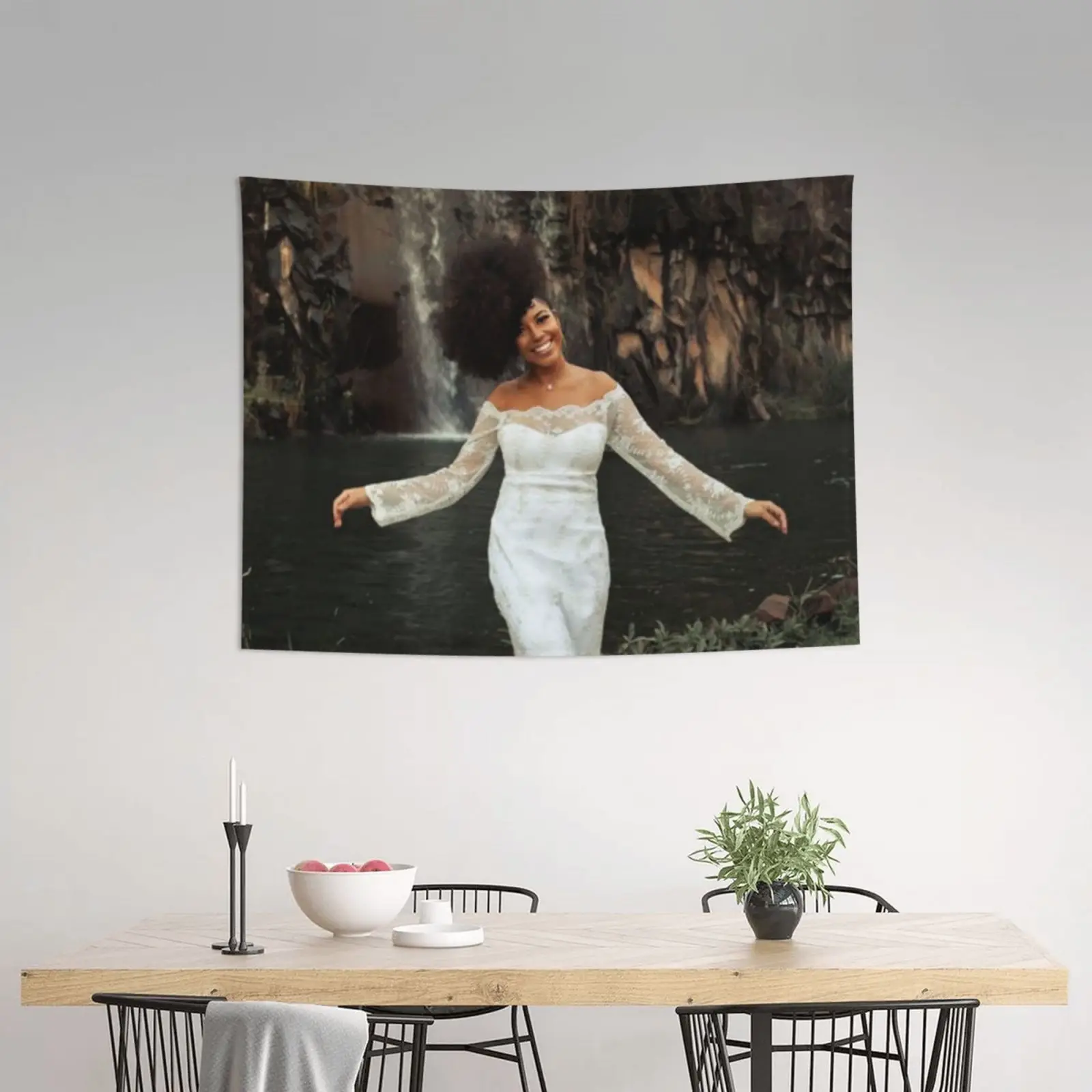 

Custom Your Picture Tapestry, Personalized Wedding Gift Wedding Decor Wall Hanging for Room