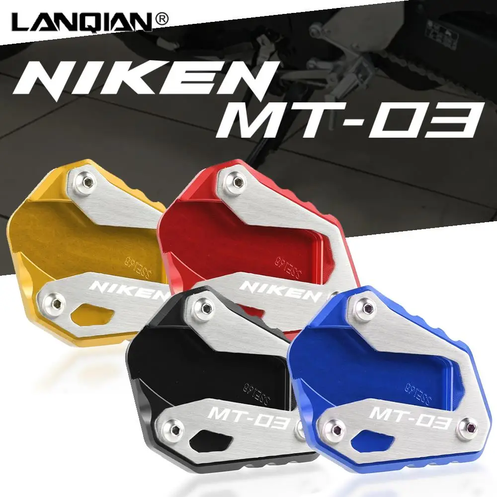 Motorcycle MT03 NIKEN Kickstand Side Stand Enlarge For Yamaha MT-03 MT 03 ABS 2016-20201 GT 2018 2019 2020 2021 Parts |