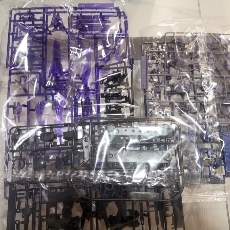 JMS HG 1/144 GN-10000 переходный ледник Dark Matter прозрачный фиолетовый собранная модель
