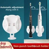 Electronic Toothbrush Holder Wall Mounted for Shower Space-Saving Adhesive Toothbrush Holders Portable Stand for Bathroom Wall