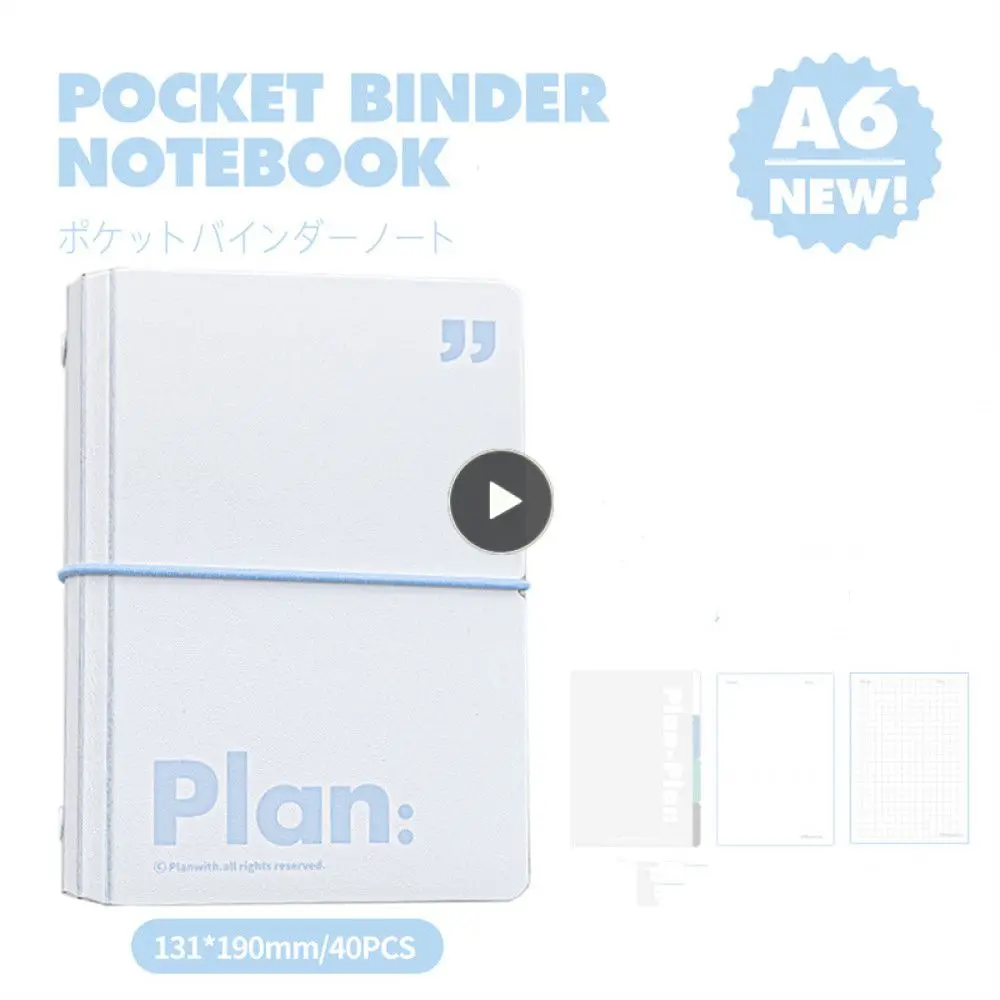 

Carry Binder High Quality Office Supplies Convenient Great For Organizing Notebook School Stationery Portable Notebook Durable