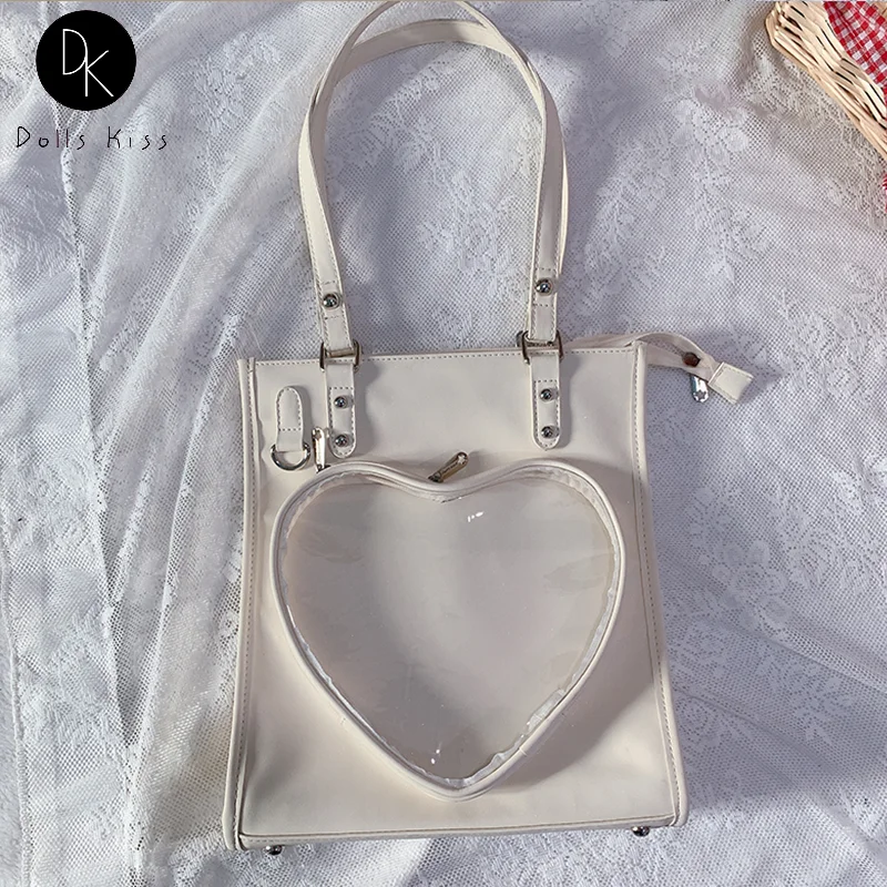 

Ladies 3D Love ITA School Bag Japanese JK Travel Studen Bag Women Shoulder Bag Messenger Uniform Bag PU Crossbody Bag for Girls