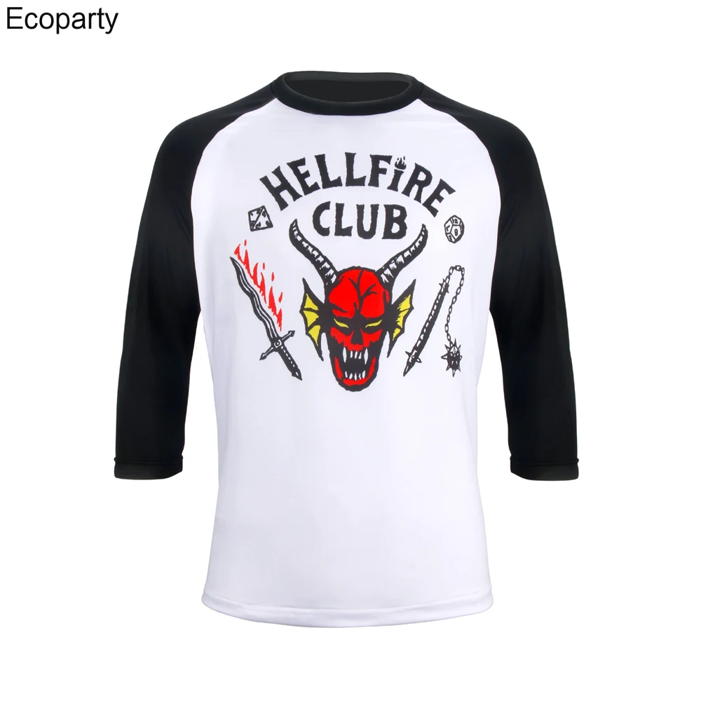 

Stranger Things Season 4 T-Shirt Costume for Men Women Boys Shirts Dustin's Long-sleeved Stranger Things Tops Cosplay Outfits 50