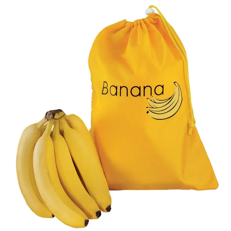 

Fresh Fruit Storage Bag Banana Kitchen Fridge Storage Vegetable Bag 1pc Kitchen Storage LargeHolders Plastic Bag Organizer