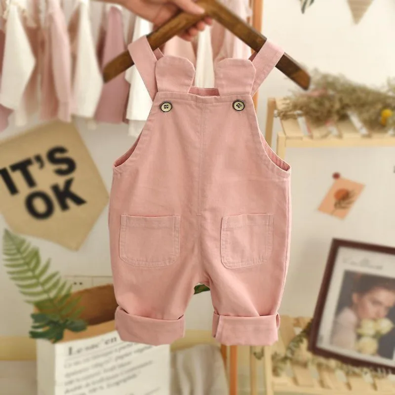 

Детская летняя и весенняя модная одежда; Комбинезон для маленьких мальчиков и девочек; Цельный комбинезон; Милая повседневная одежда для ма...