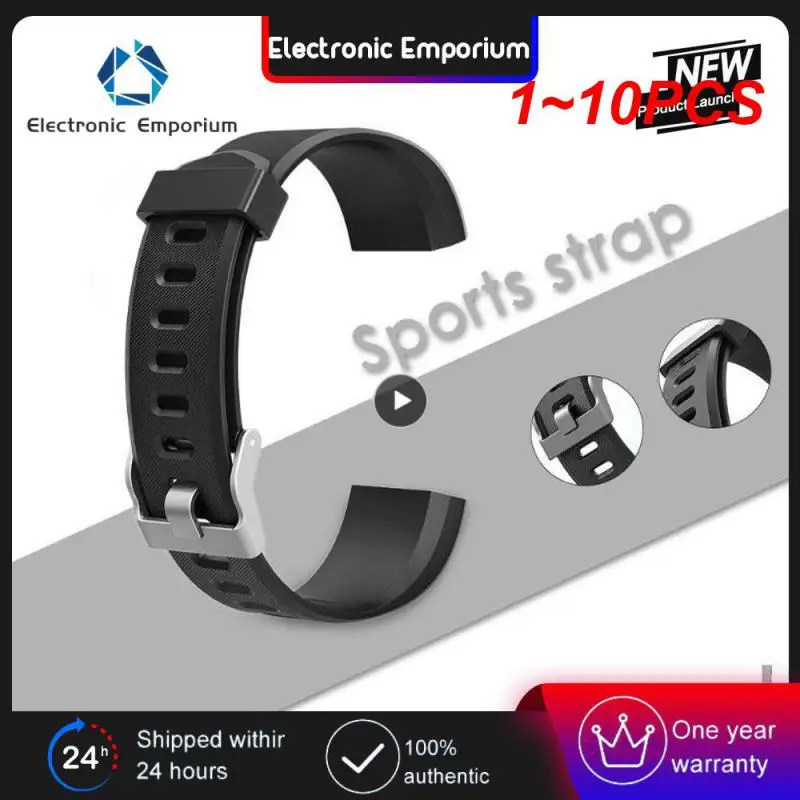 

1~10PCS Watch Accessories Adjustable Durable Id115plus Hr Id115 Plus Bracelet Activity Tracker Smart Watch Strap Comfortable