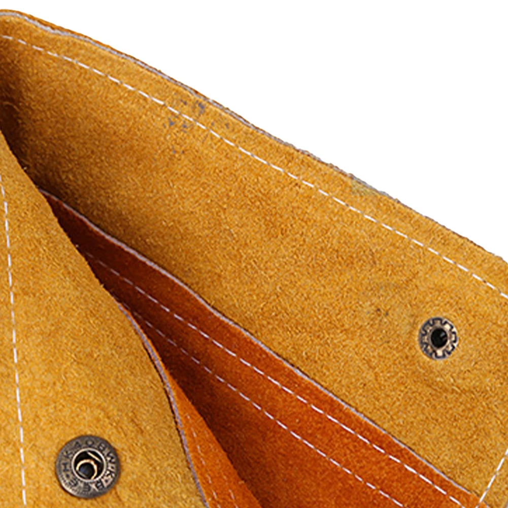 

2 Pcs Leather Welding Sleeves Heat Flame Resistant Protection Cowhide Work Sleeves 55cm Length Arm Protection Soldering Equipme