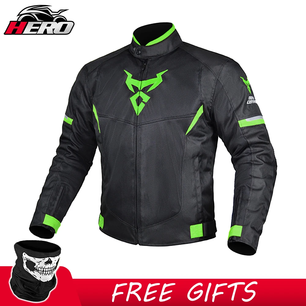 Motorcycle Jacket Waterproof Motorbike Racing Jacket Protective Suit Moto Jacket Pants Suit Breathable Lightweight Mesh Cycling