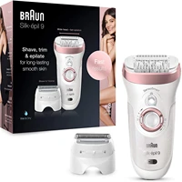braun silk epil 9 9720 epilator long lasting hair removal includes shaver and trimmer head micro grip cordless wet and dry hair removaltrimmer for menintimate areas razorfeminine bikinishair cutting machine