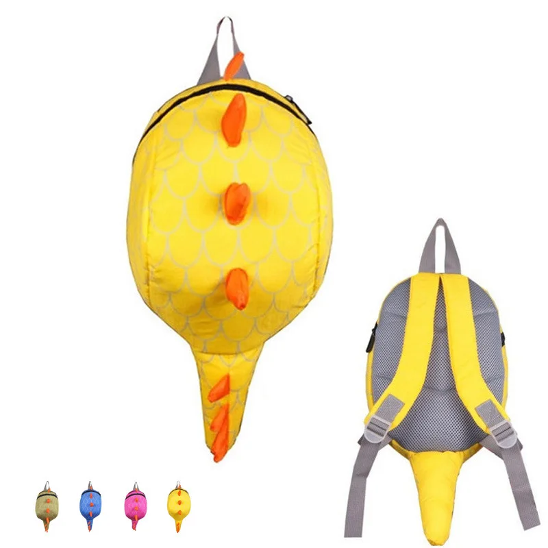 

2022 Hot Sale Dinosaur Anti-lost Backpack For 1-4 Years Old Children Kindergarten School Bag