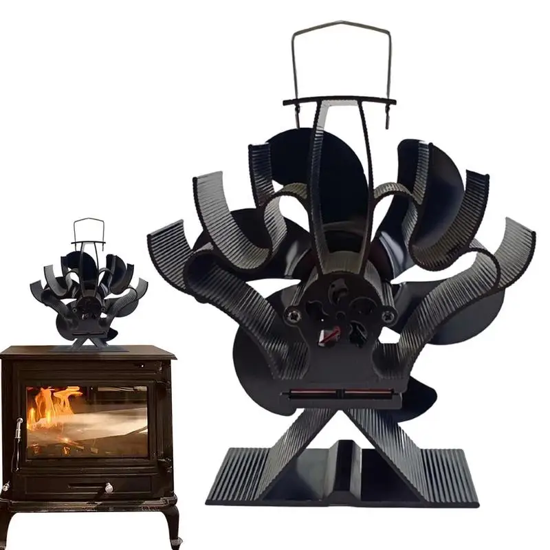 

Fireplace Fan Quiet Stove Fans Energy-Saving Fireplace Fan Warm Keeping Essentials For Log Burner Stove Pellet Stove Wood