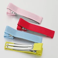 20pcs 5cm half pack double fork clip wrap cloth clip hairpin duckbill clip square clip diy jewelry accessories material supplies