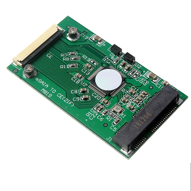 Mini SATA MSATA PCI-E SSD до 40Pin 1 8 дюймов ZIF/CE преобразователь карты для IPOD IPAD Toshiba Hitachi ZIF