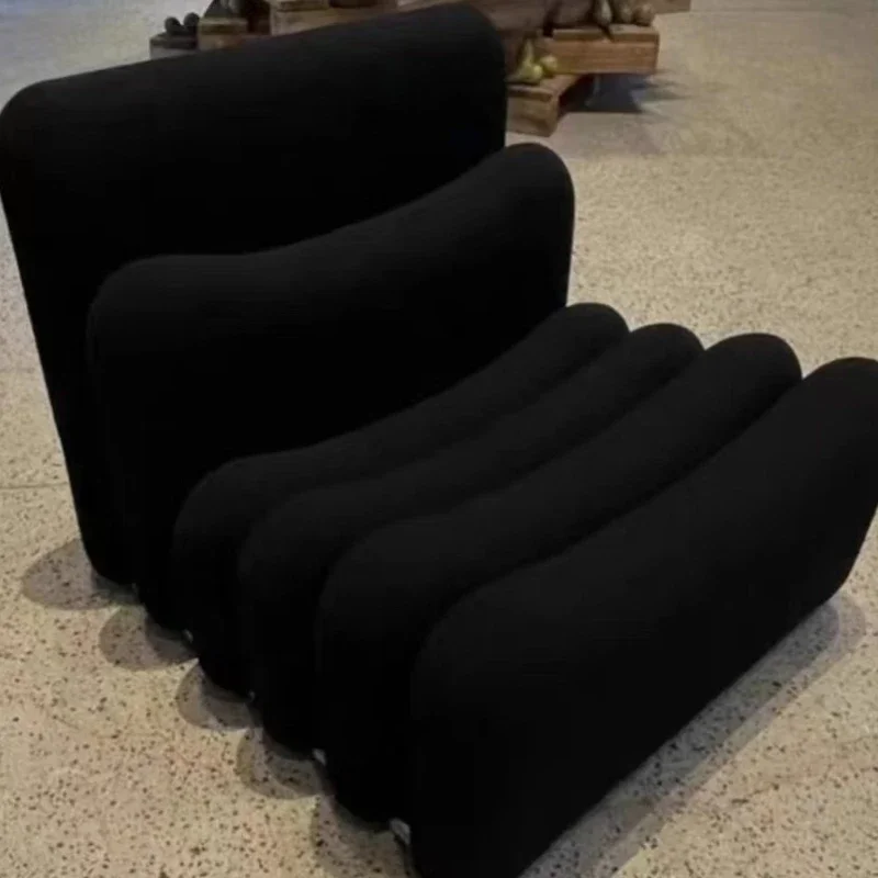 

Диван Тканевый в форме музыкальной ноты для одного человека, современный и минималистичный размер, стул для отдыха, гостиная, гостиница, домашняя комната, тихий