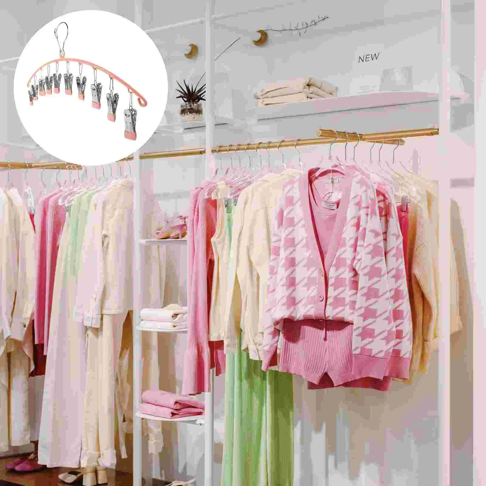 

Drying Rack Hanger Clips Clothes Hangers Socks Laundryclothespin Baby Sockdryer Towelbathroom Air Clip Skirt Diapers