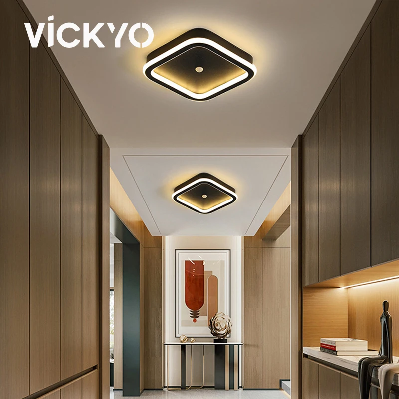 VICKYO LED Ceiling Light Simple Modern Bedroom Induction LED Night Lamp Human Body Induction Bulb Home Stair Hallways Lighting