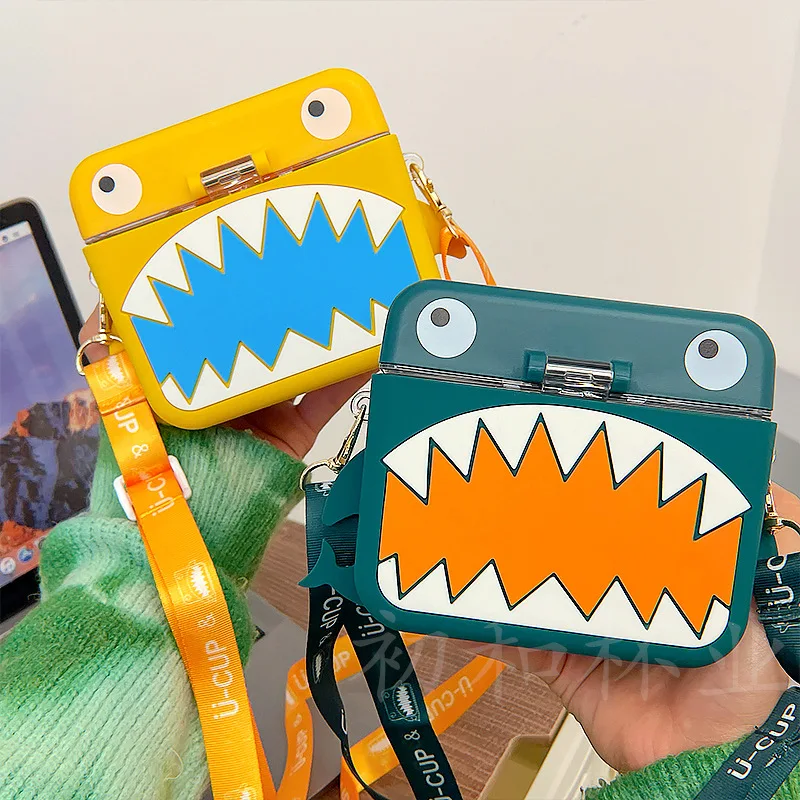 Милая детская чашка для воды в виде акулы соломенная бутылка детского сада и