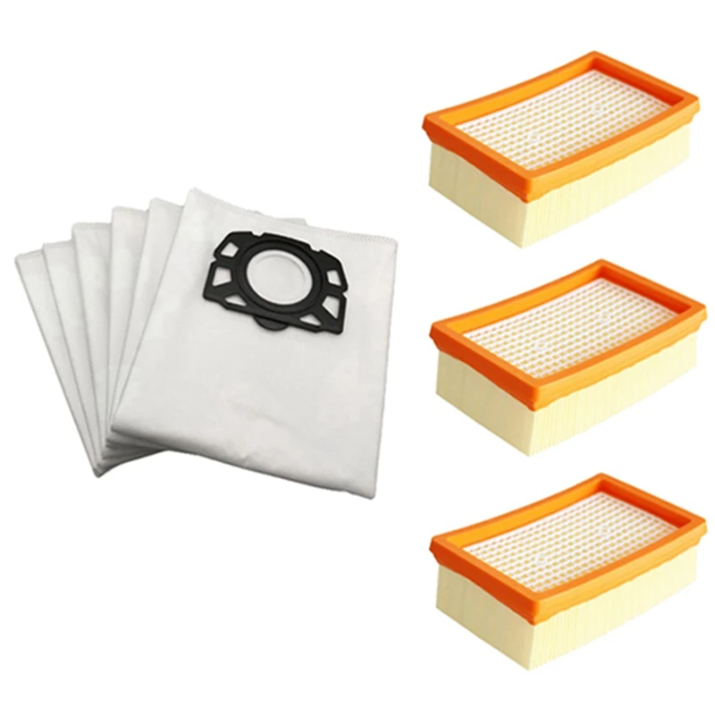 

TOP!-For Karcher Dust Bags Filters For WD4 WD5 WD6 Premium MV4 MV5 MV6 2.863-005.0 2.863-006.0 Vacuum Cleaner Spare Parts